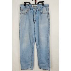 Vintage Levi's 550 Relaxed Fit blue jeans size 34/32 mens Western Baggy Urban